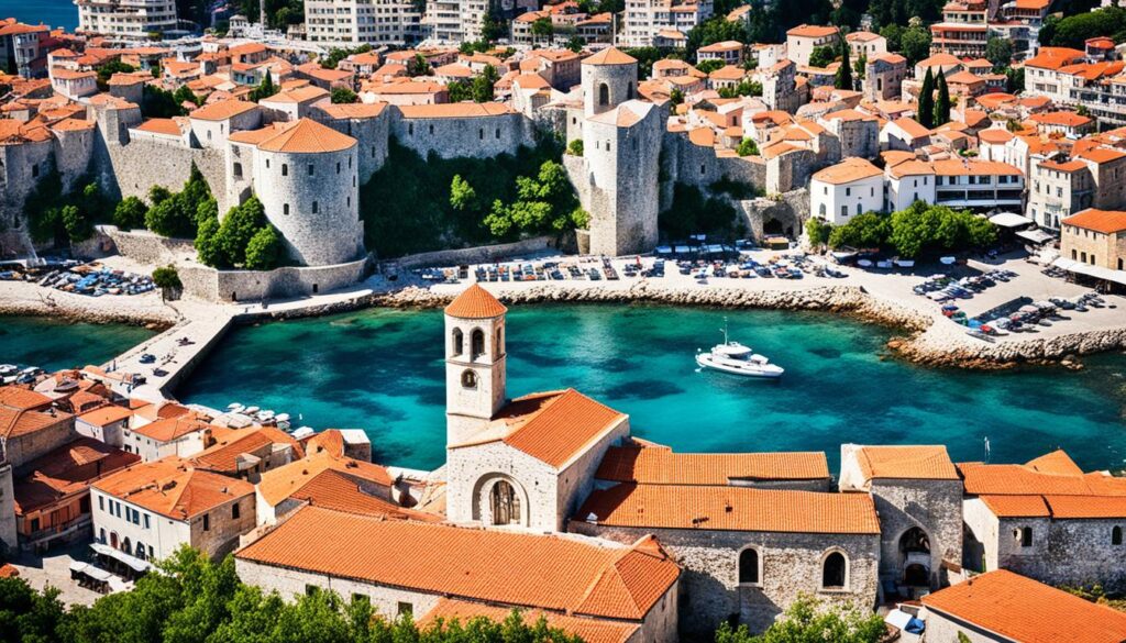 Budva Old Town landmarks Budva Old Town landmarks