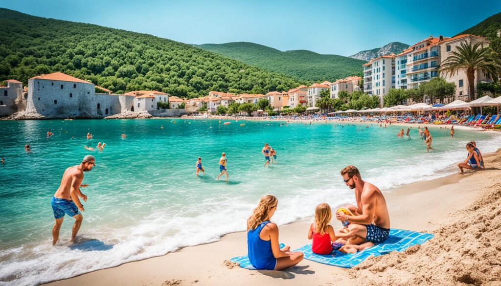 Budva beaches for families Budva beaches for families