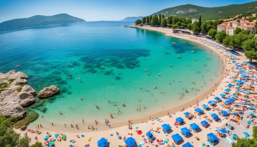 Budva beaches for young children Budva beaches for young children