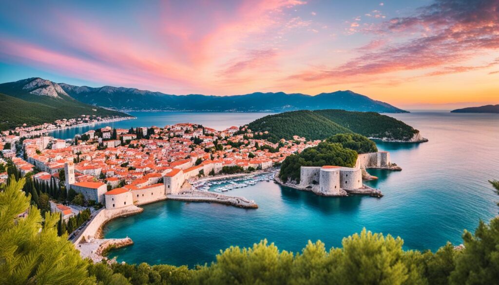 Budva hilltop viewpoint Budva hilltop viewpoint