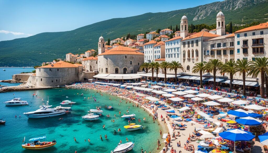 Budva tourist season Budva tourist season