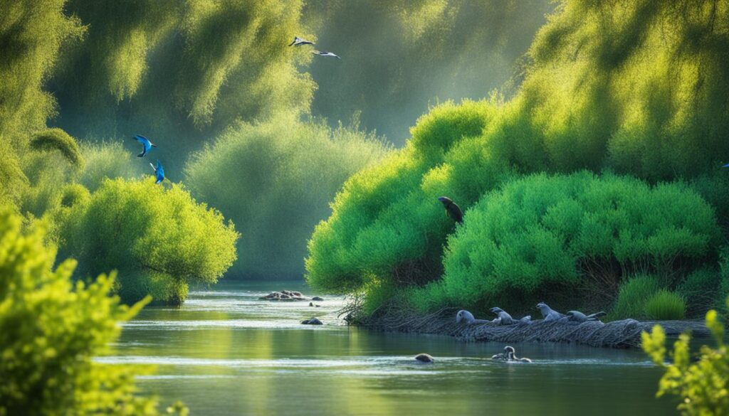Buna River wildlife Buna River wildlife