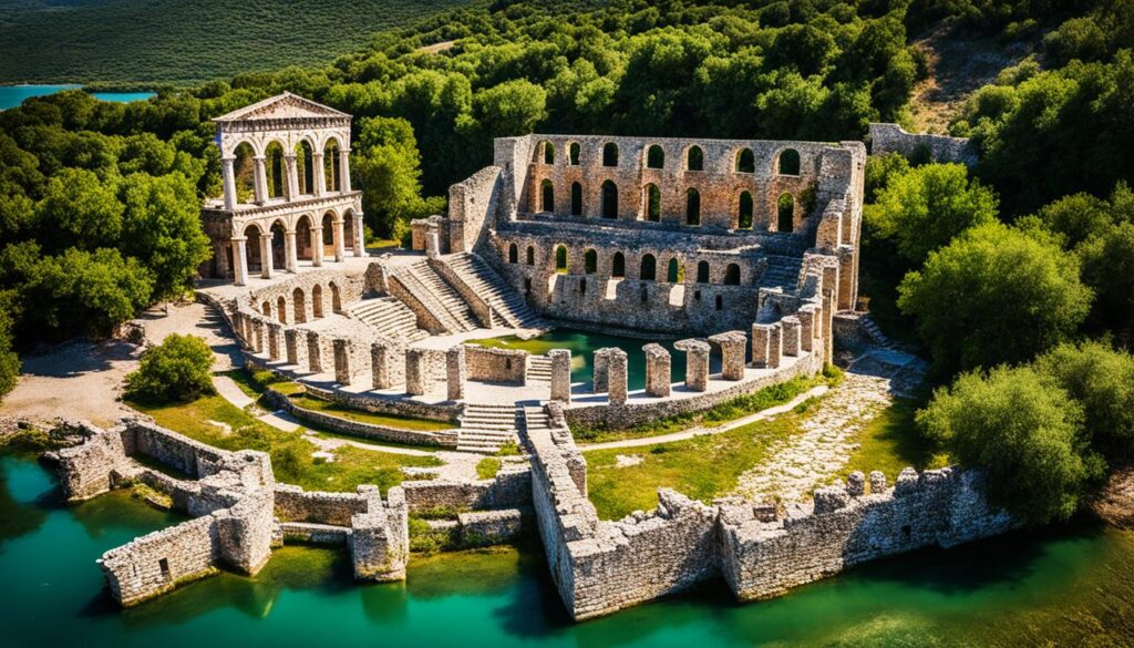 Butrint archaeological site Butrint archaeological site