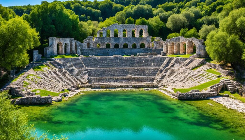 Butrint archaeological site Butrint archaeological site