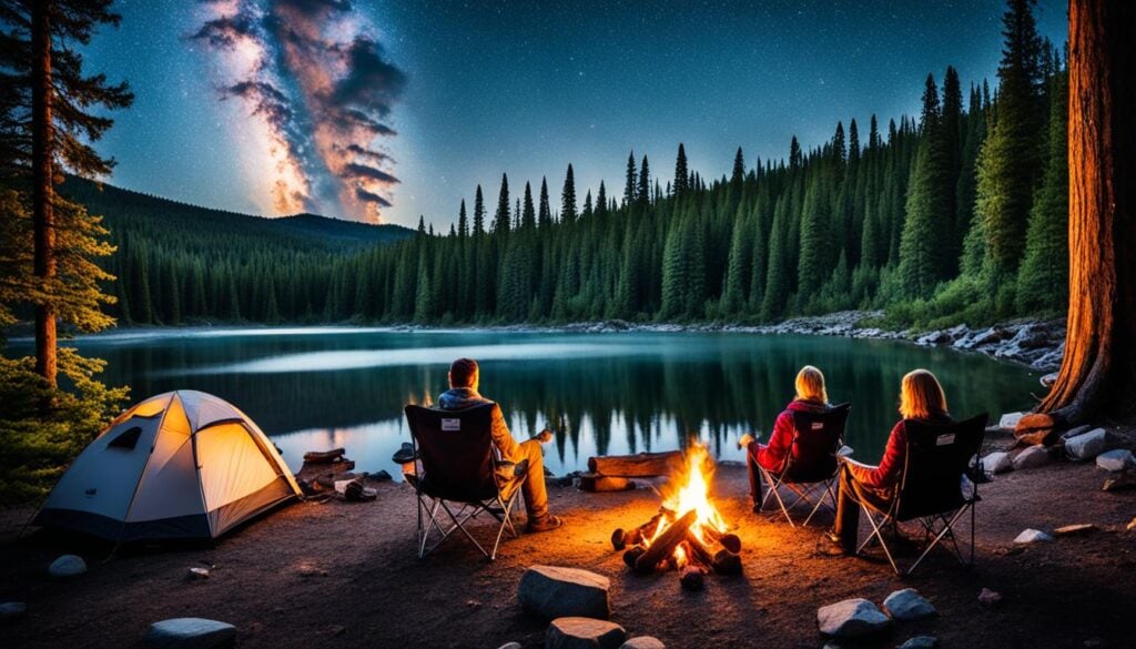 Camping in Nature