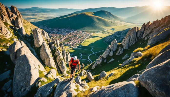 Can you climb Marko's Towers in Prilep?