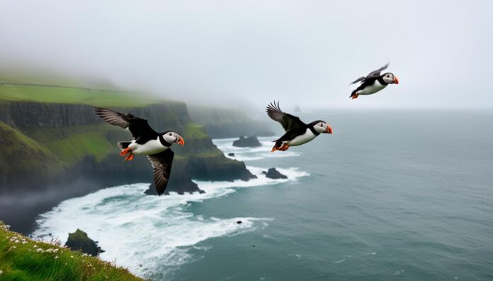 Can you see puffins in Vik?