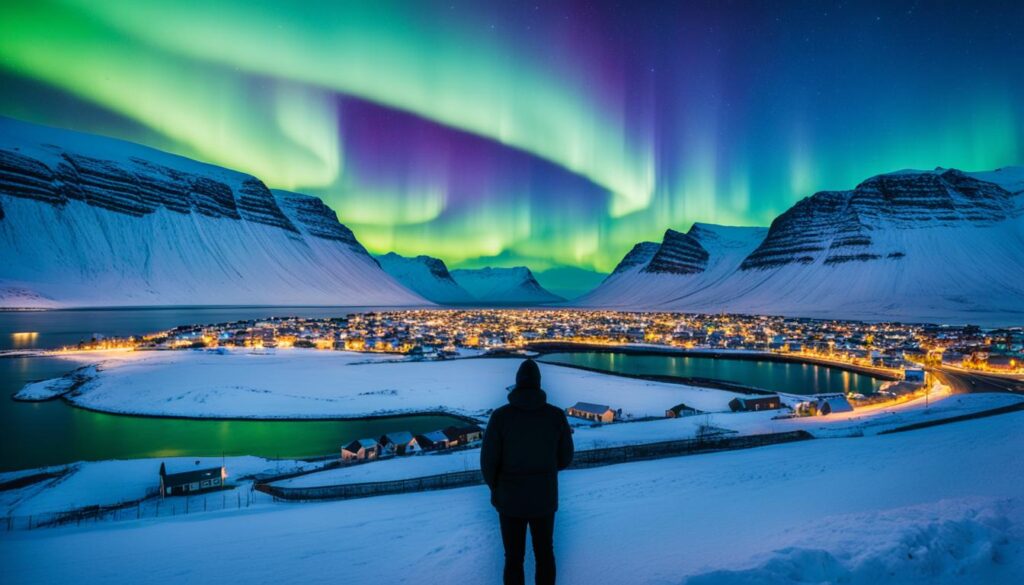 Capturing the Northern Lights in Ísafjörður Capturing the Northern Lights in Ísafjörður