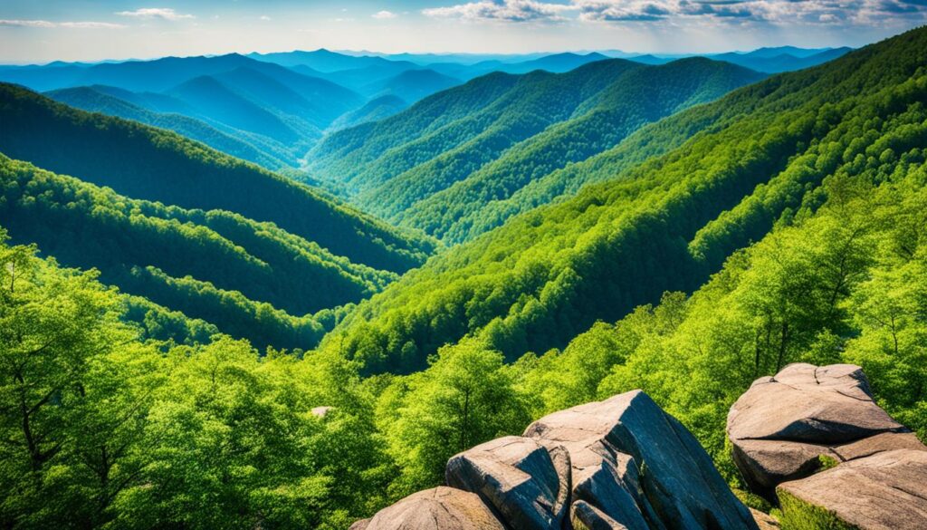 Chimney Tops trail views Chimney Tops trail views