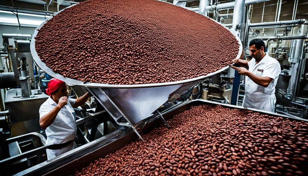 Chocolate making process Chocolate making process