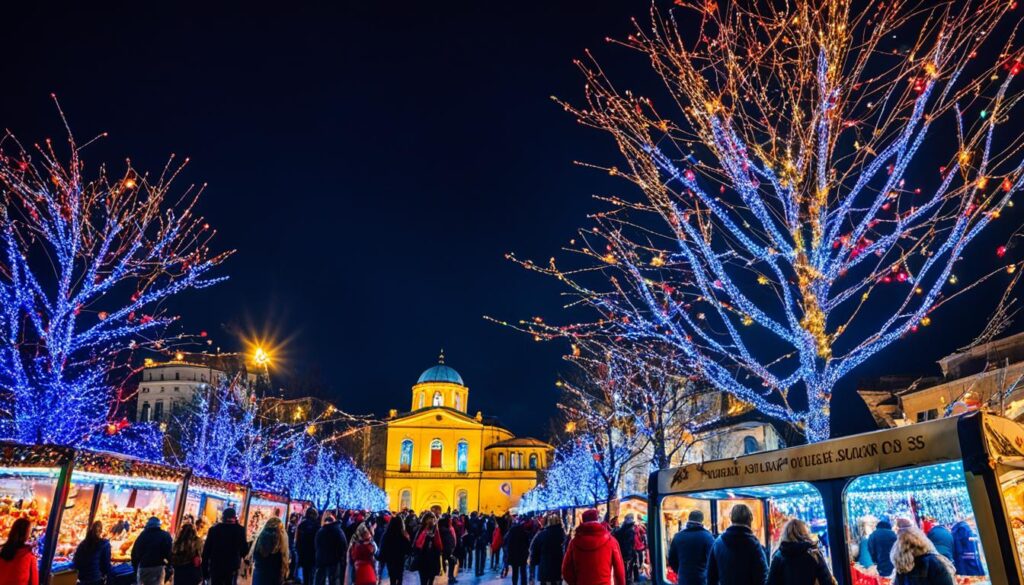 Christmas lights Tirana Christmas lights Tirana