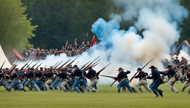 Civil War reenactments in Gettysburg
