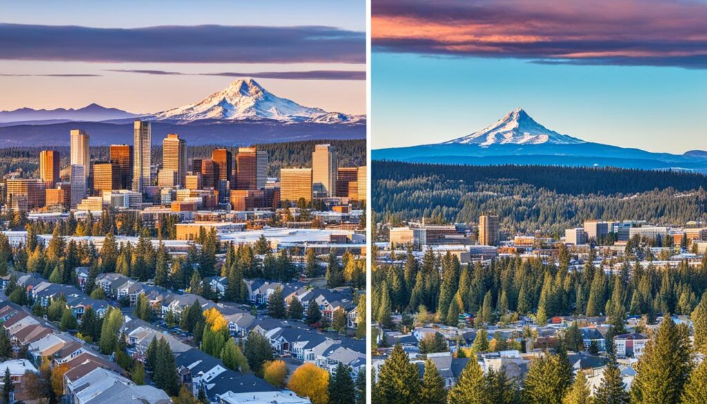 Cost of living comparison in Bend vs. Portland