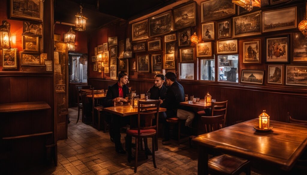 Cozy kafana dining in Serbia Cozy kafana dining in Serbia