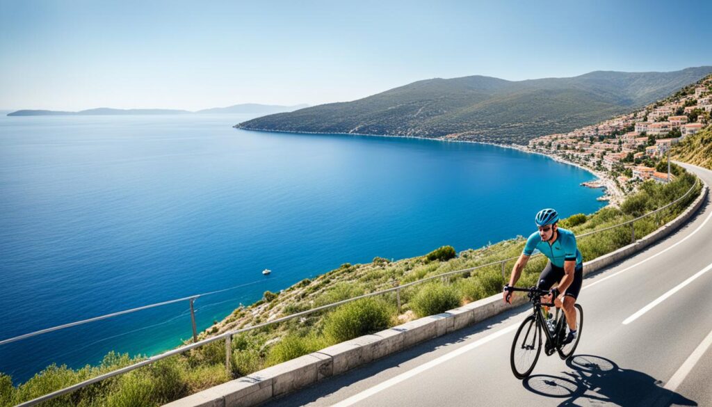 Cycling in Saranda