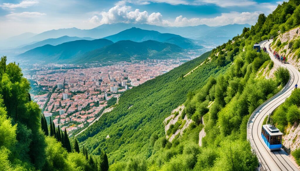 Dajti Mountain access from Tirana Dajti Mountain access from Tirana