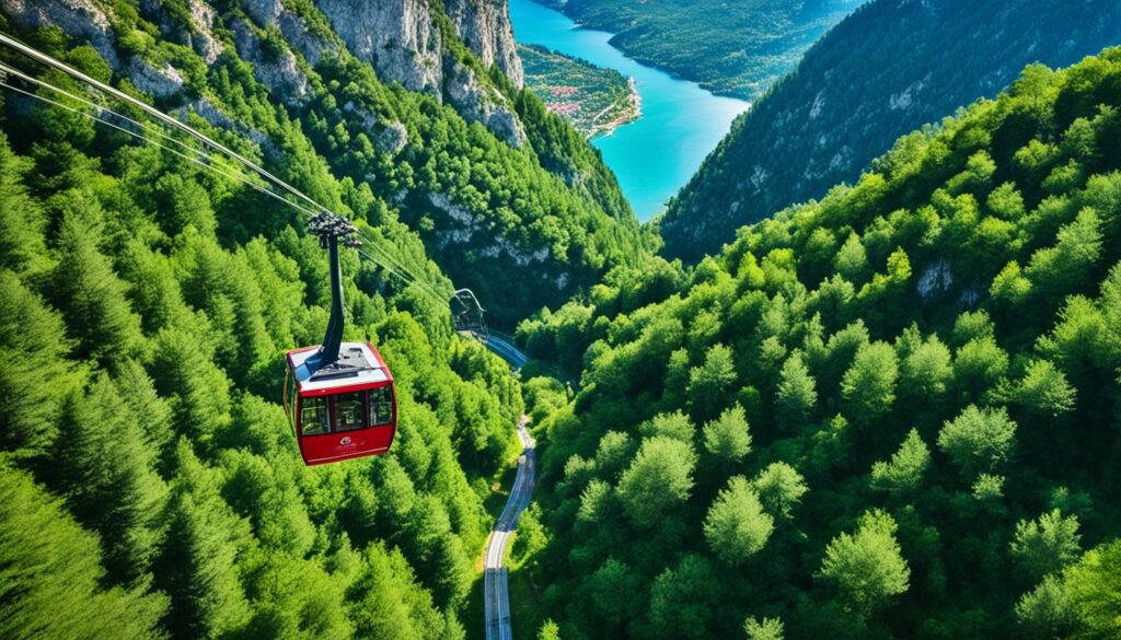 Dajti Mountain cable car