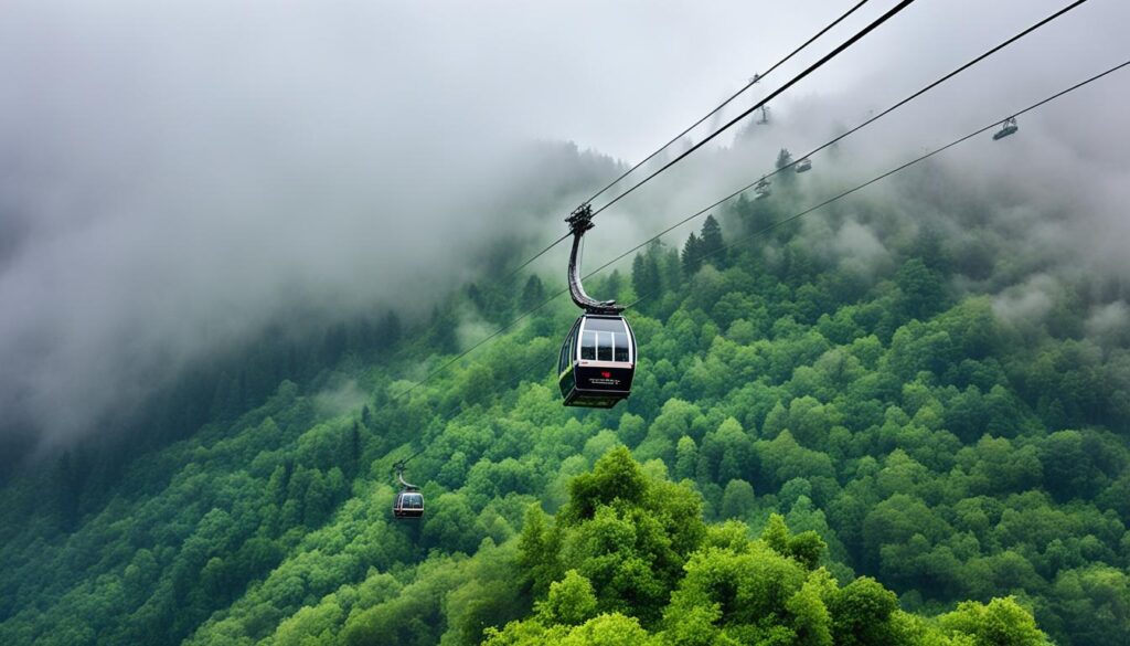 Dajti Mountain cable car