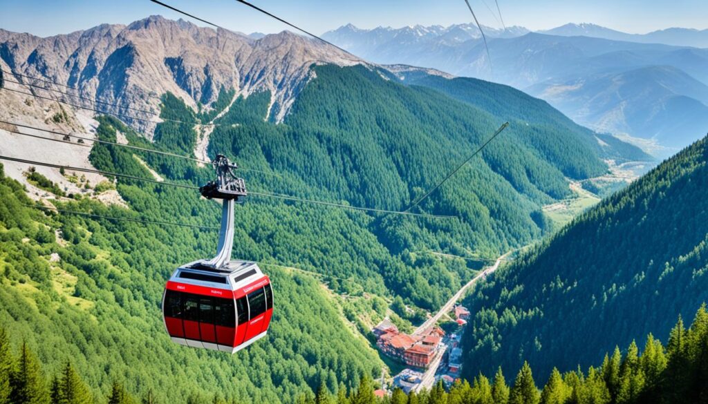 Dajti Mountain cable car