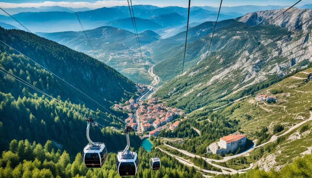 Dajti Mountain cable car