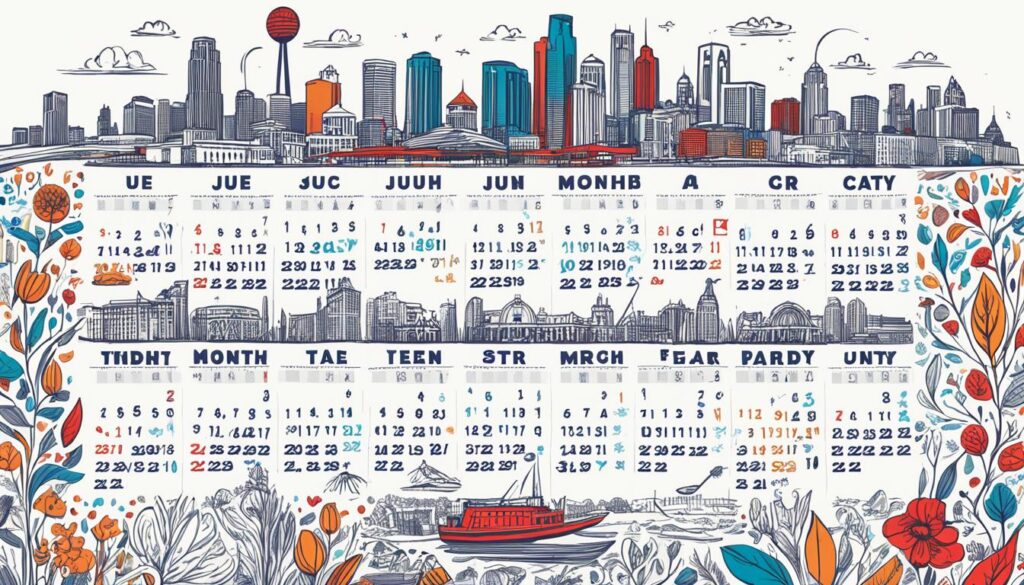 Detroit sightseeing calendar