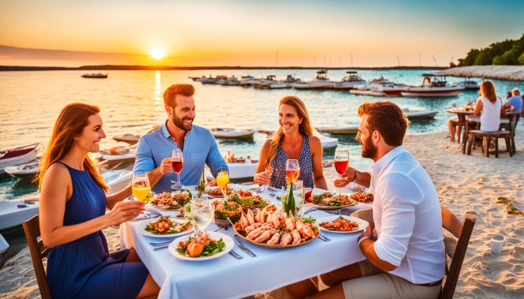 Dining on Ada Bojana Island Dining on Ada Bojana Island