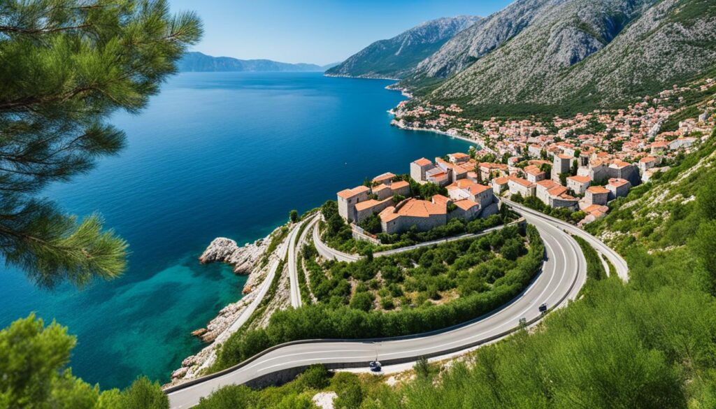 Distance between Kotor and Budva Distance between Kotor and Budva