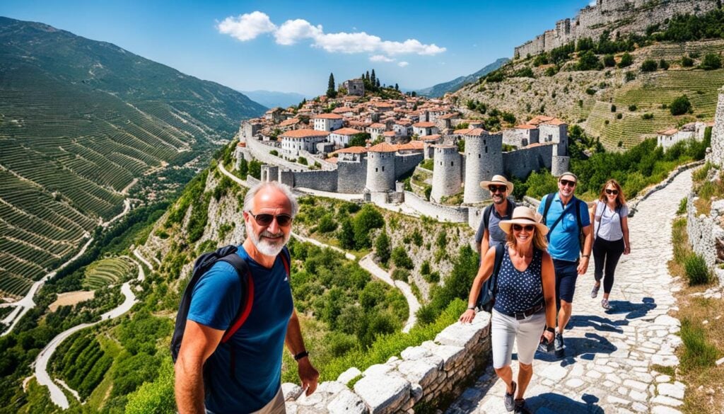 Exploring Berat Castle