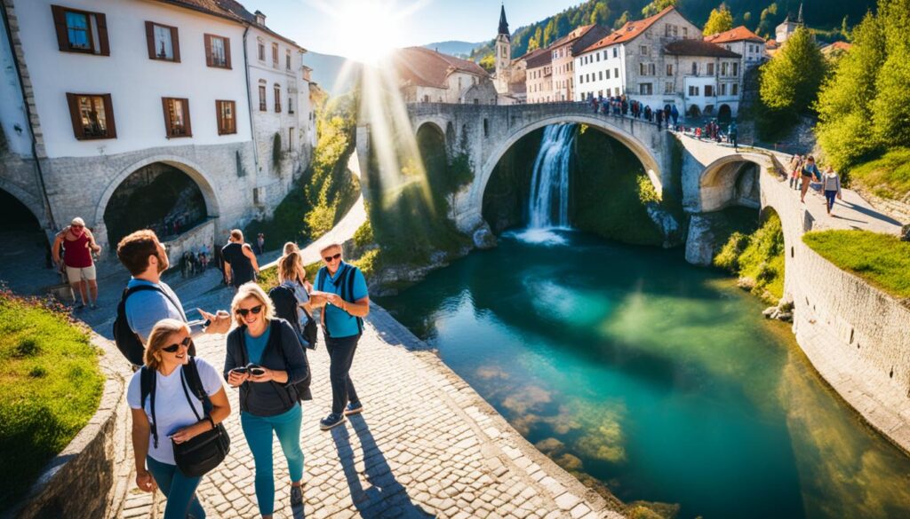 Exploring Jajce's historical sites