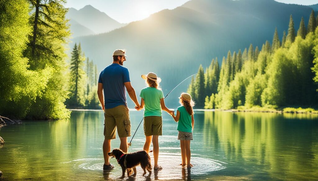 Family enjoying nature in Jajce Family enjoying nature in Jajce