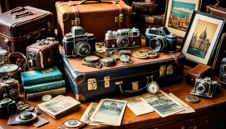 Flea markets and vintage shops for unique souvenirs