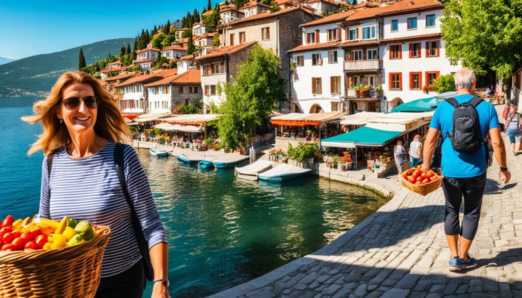 Getting around Ohrid on foot