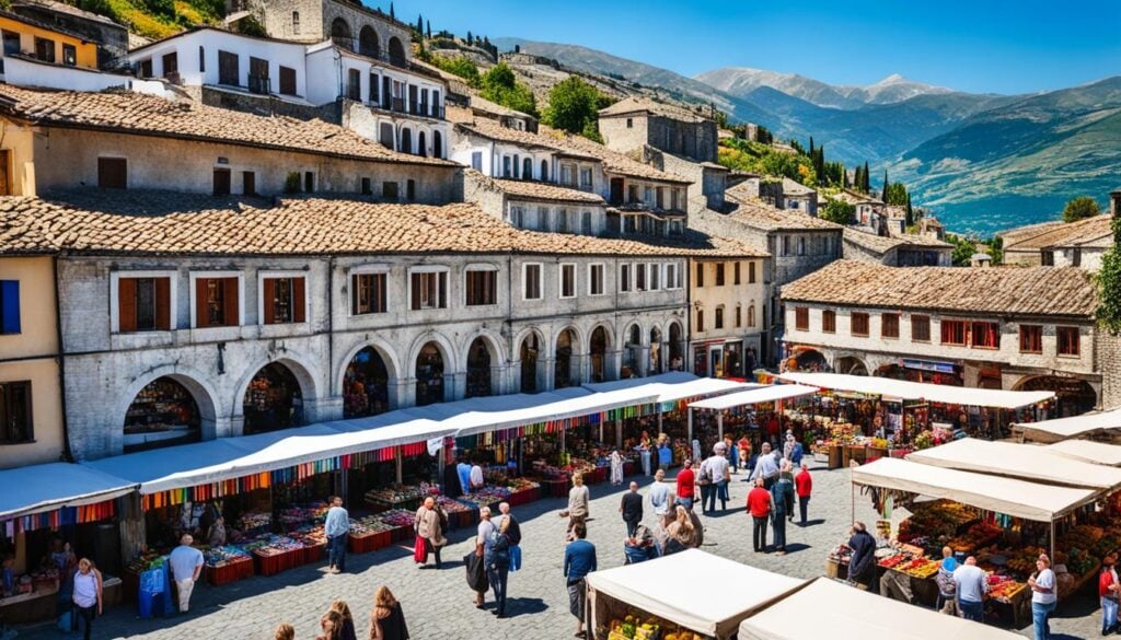 Gjirokaster Bazaar Shopping Experience