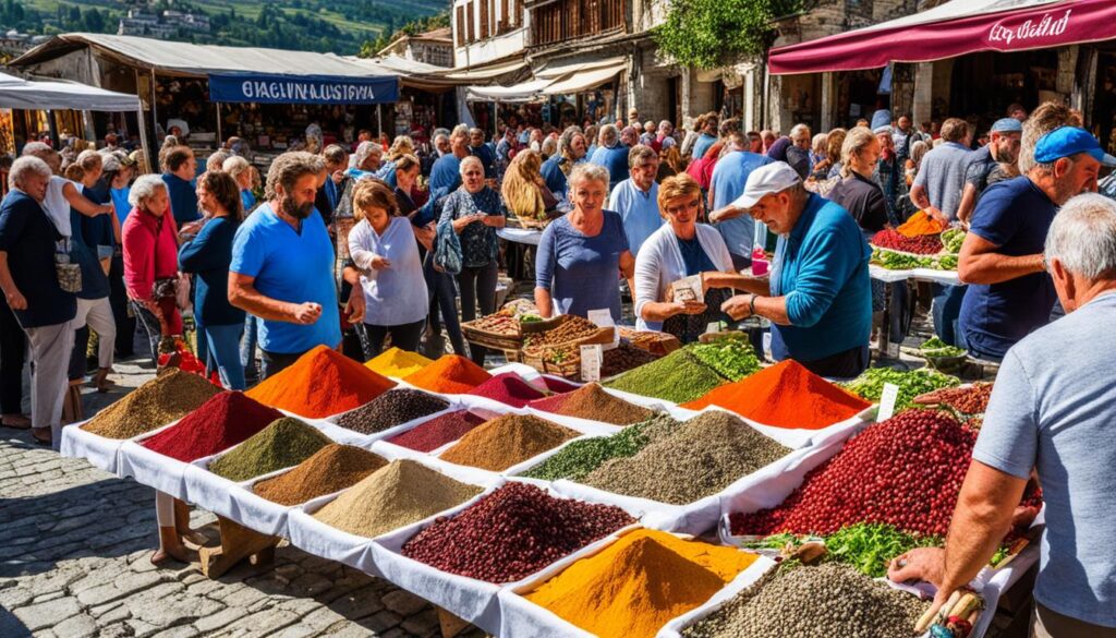 Gjirokaster bazaar shopping Gjirokaster bazaar shopping