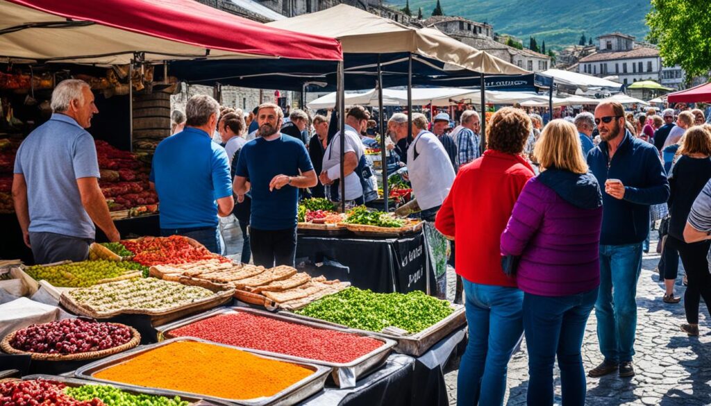 Gjirokaster food markets Gjirokaster food markets