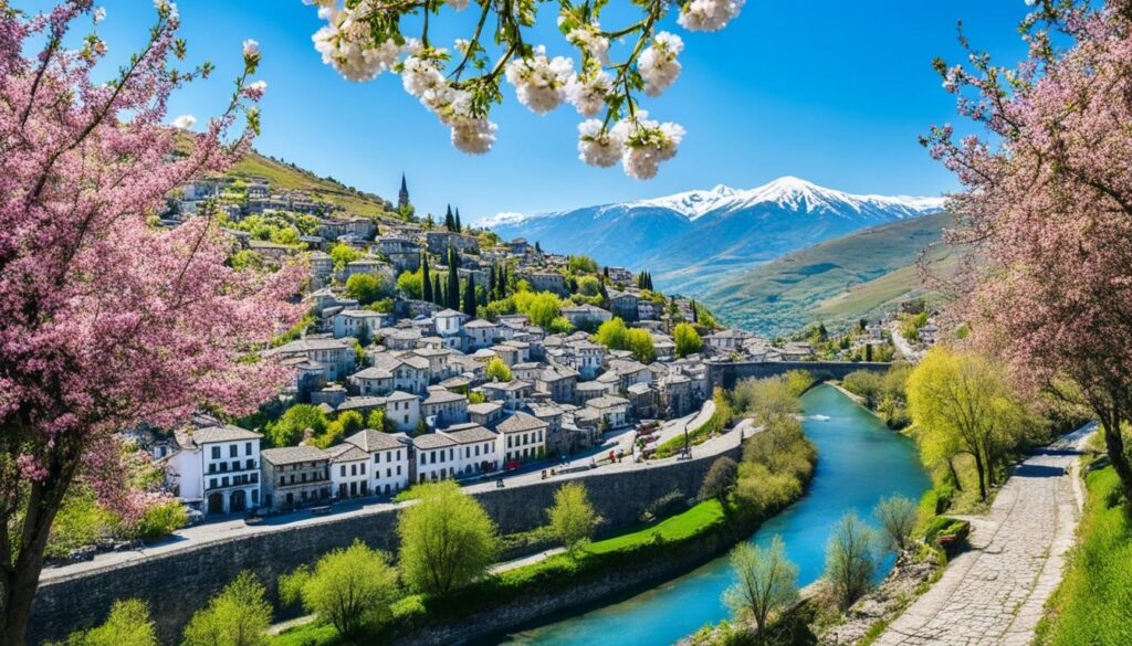 Gjirokaster in Spring