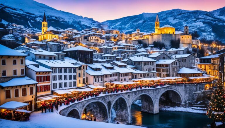 Gjirokaster winter festivals and Christmas in the old town