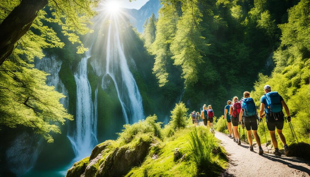 Guided Hiking Tours to Kranj Pršjak Waterfall Guided Hiking Tours to Kranj Pršjak Waterfall