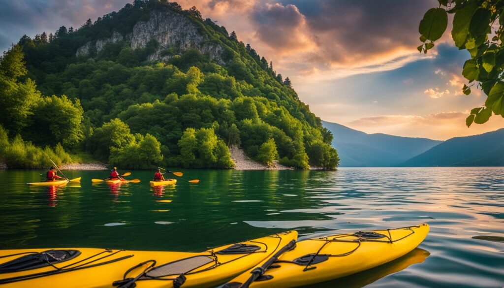 Guided Kayak Tours in Ohrid Guided Kayak Tours in Ohrid