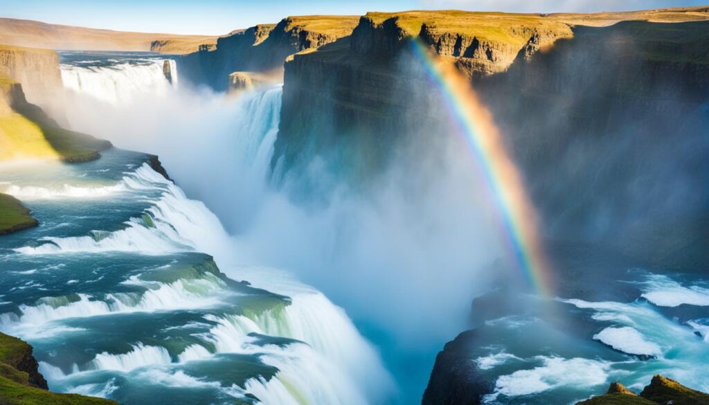 Gullfoss waterfall Gullfoss waterfall