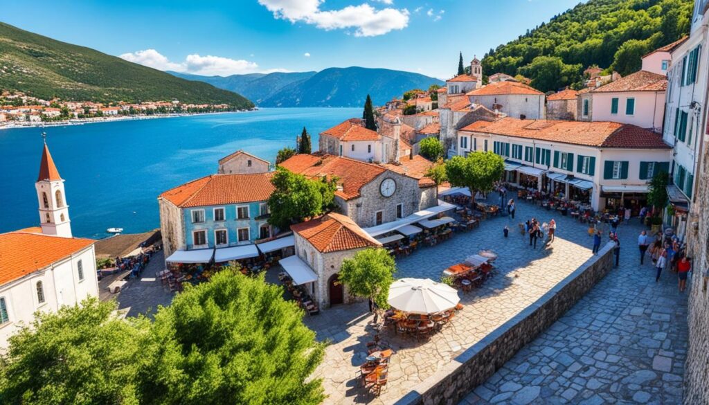 Herceg Novi old town landmarks Herceg Novi old town landmarks
