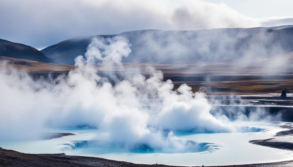 Hot springs in Akureyri Iceland Hot springs in Akureyri Iceland