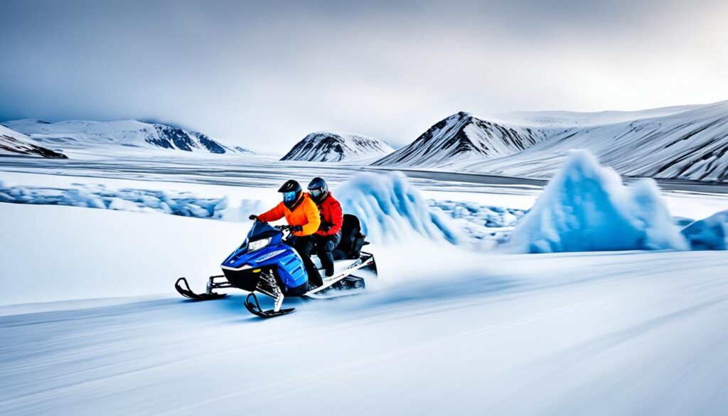 Husavik Glacier Snowmobiling