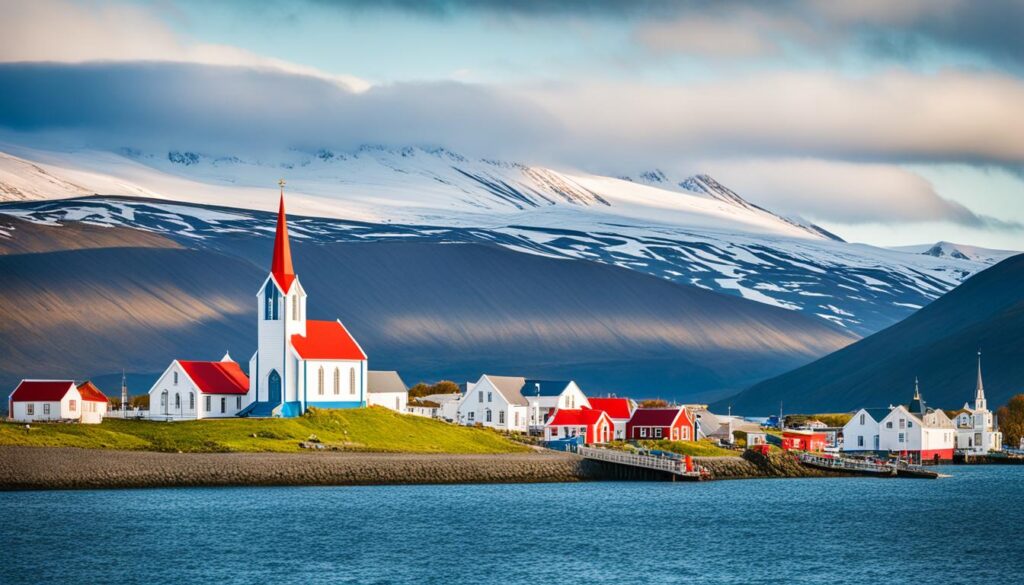 Husavik church landmarks Husavik church landmarks