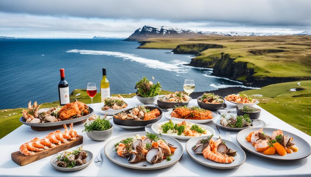 Icelandic cuisine in Vik