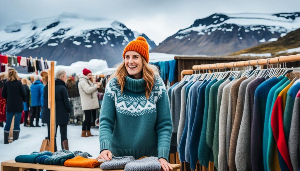 Icelandic wool sweaters Vik