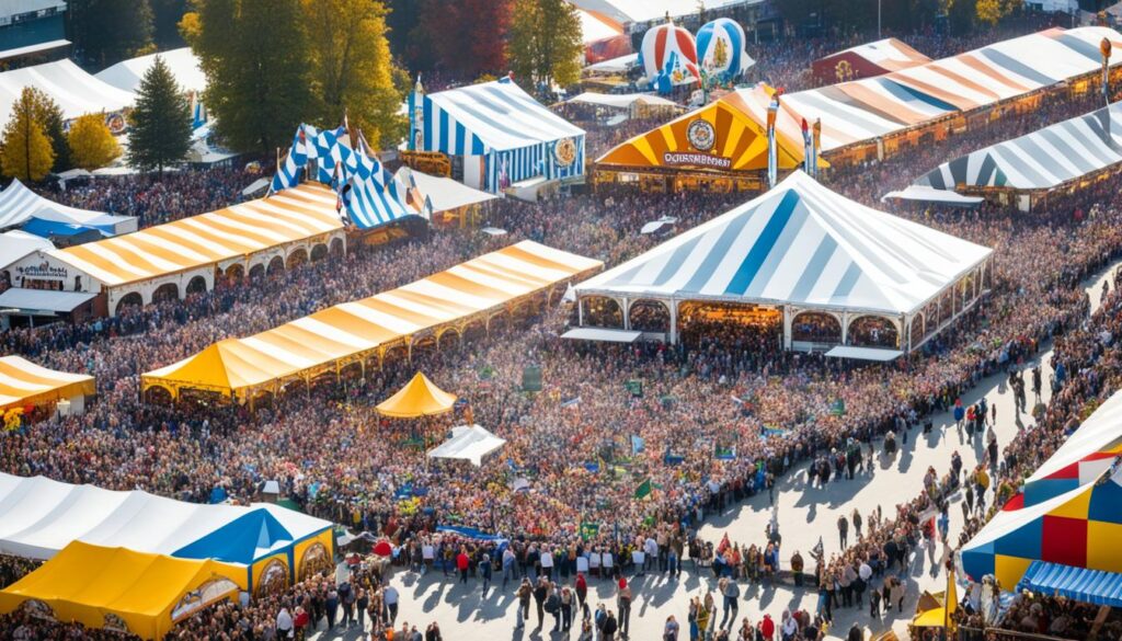 Immersive atmosphere at Oktoberfest Immersive atmosphere at Oktoberfest