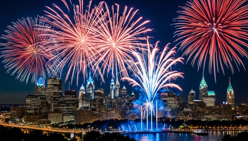 Independence Day fireworks shows in Philadelphia Independence Day fireworks shows in Philadelphia