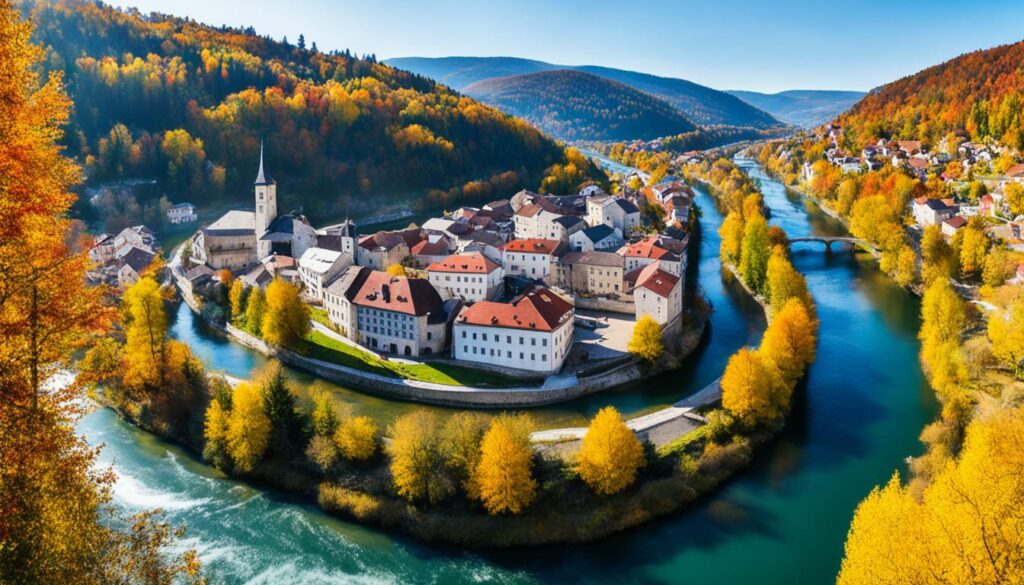 Jajce Fall Foliage