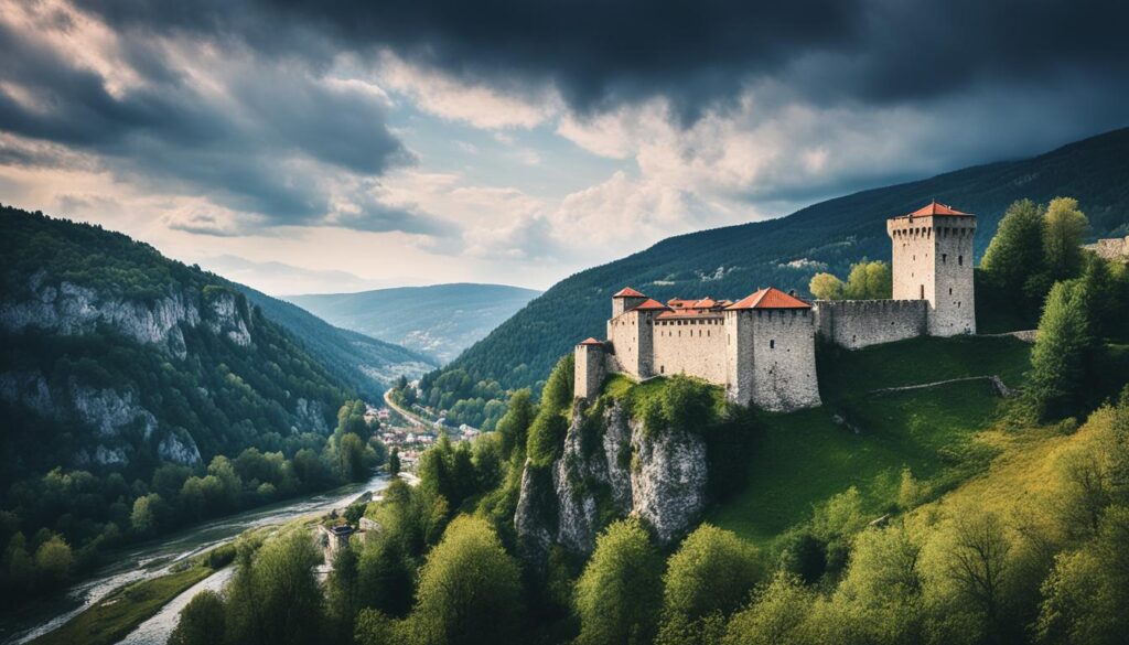 Jajce Medieval Fortress Off-Season Jajce Medieval Fortress Off-Season